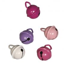 Clochettes En Métal Rose Mix, Ø15mm, 5 Pces - Rayher