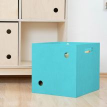 Boîte De Rangement Dice Turquoise 2 - Benlemi
