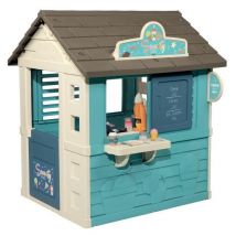 Maison Sweety Corner - Smoby - Comptoir Et Espace De Préparation - Machine A Glaces - 18 Accessoires Inclus - Fabriqué En France