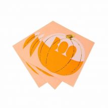 16 Serviettes Citrouille Mixte Pastel - TALKING TABLES