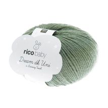 Fil À Tricoter Rico Baby Dream Uni Dk - Rico Design 16 Vert