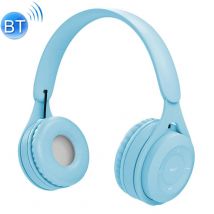 Qualité Sonore Hifi Casque Bluetooth Macaron Autonomie Longue Durée Support Appels Micro Sd Aux 3.5mm + Sd 16go Bleu Yonis - Yonis