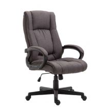Chaise De Bureau Xl Sparta Tissu Gris Foncé - Ovegna