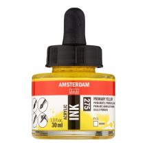 Flacon Encre Acrylique Acrylic Ink Amsterdam 30ml Jaune Primaire