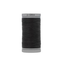 Fil À Coudre Coton Épais Noir 300m - Prima Mercerie