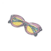 Ecusson Thermocollant Fashion Lunettes 2cm X 5cm - My mercerie