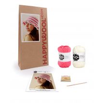 Kit Crochet Femme Chapeau Karma Rose Bonbon Tu - Pingouin