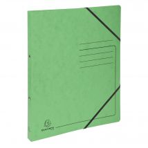 Classeur 2 Anneaux 15mm Carte Lustrée Imprimée - A4 - Tilleul - X 10 - Exacompta