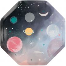 8 Assiettes Exploration Spatiale - Meri Meri