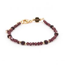 Bracelet Paloma En Pierres Grenat - SLOYA