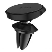Baseus Support De Téléphone Magnétique À Aspiration Pour Grille De Ventilation Noir
