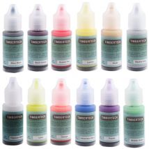 Kit De 12 Peintures Acryliques Pour Aérographe - Timbertech