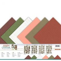 12 Cartons En Fibres De Lin 30.5 X 30.5 Cm Yvonne Créations Cozy Christmas - Find It