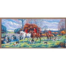 Canevas Pénélope Antique Jour De Chasse 65x130cm - Margot
