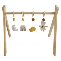 Arche D'Éveil Bois Avec 4 Jouets - Sauthon