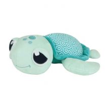 Ma Petite Carapace Peluche Tortue Lumineuse Naturelle +/- 25 Cm - Chargeable A La Lumiere, Fonctionne Sans Pile. - Jemini