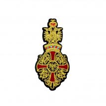 Patch Blason Croix De Malte, Écusson Brodé Armoiries, Motif Thermocollant Couronne, Made In France - Saperlipopette by Léna