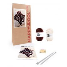Kit Tricot Plaid Edwina Ecru Tu - Pingouin