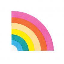 16 Serviettes Arc En Ciel - Annikids