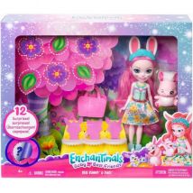 Enchantimals Poupee Bree Lapin Et Twist - Figurine 15 Cm - Animal - Mattel Hlk85