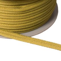 Double Cordon 9mm Vert/beige Au Mètre - My mercerie