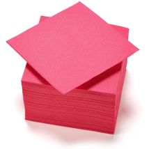 Lot De 40 Serviettes En Papier 2 Plis - 38x38 Cm - Fuschia - Gappy - Garmin