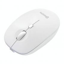 Souris Sans Fil 2.4g Bt5.0 Bt3.0 3 Modes Rose 1200 Dpi 4 Boutons Blanc Yonis - Yonis