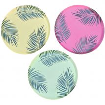 8 Assiettes Tiki Hawaii - Ginger Ray