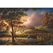 Puzzle 1000 Pièces - Moissons Dorées De Soleil - Schmidt Spiele