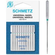 10 Aiguilles Universelles Schmetz 130/705 H Taille 70