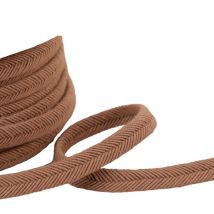 Double Cordon Fils 10mm Beige Foncé Au Mètre - My mercerie