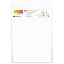 24 Feuilles Azymes Blanches A4 Pour Nougat - Scrapcooking