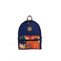 Sac À Dos M - Bleu Avec Pochette À Motif - Lisbonne - 20l - Easyou - Easyou