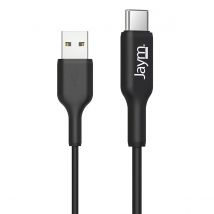 Jaym Câble De Charge Et Synchronisation De Donnée Usb Vers Type-c 2,4a 1m Noir