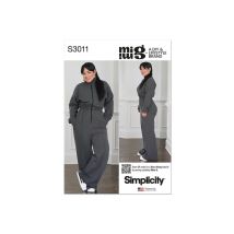 Combinaison Pour Jeunes Femmes Et Femmes Par Mimi G Style Taille N°fr 46-56 - Simplicity