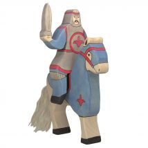Figurine Chevalier Bleu Avec Épée - Holztiger
