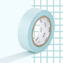 Masking Tape Quadrillage Aqua - MT Masking Tape
