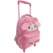 Sac À Dos À Roulettes Lapin My Melody 31 Cm Trolley - Maternelle - Hello Kitty