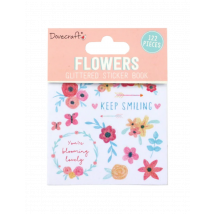 122 Stickers Floral Pailletés Dovecraft - Dovecraft