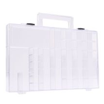 Boîte De Rangement Vaessen Creative - Plastique - Transparente - 33 Compartiments