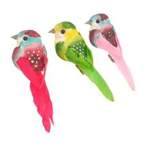 Oiseaux Déco 9,3 X 3 X 2,7 Cm 3 Pièces - Megacrea DIY