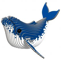 Eugy 3d Modèle: Animal Marin / Baleine À Bosse 7.7x11.5x5.5cm, En Carton, En Boîte, 6+