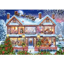Puzzle 2000 Pièces - Maison À Noël - Bluebird Puzzle