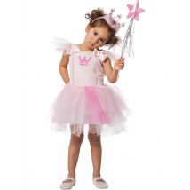 Déguisement Fée Princesse Rose Taille 104 - WILBERS