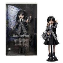 -mercredi Addams En Uniforme-poup?e Avec La Chose - Hxj04
