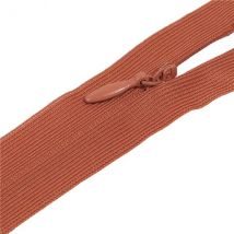 Fermeture Invisible Non Séparable Ajustable - Orange Rouille - Mediac