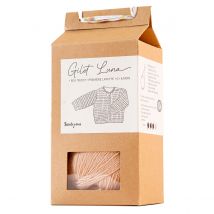 Gilet Luna - Box Layette Berlingot Aiguilles N°3,5 - Tricotez-moi