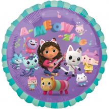 Ballon Aluminium Hélium Gabby's Dollhouse - Ø 43 Cm - Amscan