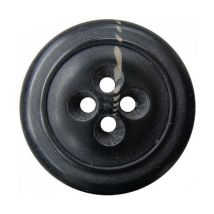 Bouton Manteau Chiné Bleu Foncé 34 Mm X 1 - Union Knopf Bleu - PrymUnionKnopf