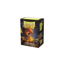 Étui Pour Carte À Jouer Dragon Shield - Lightning Dual Matte - Polypropylène - At-15047 - Jaune - Mat